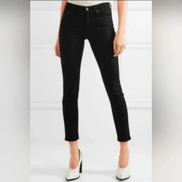 ACNE STUDIOS • Women’s‎ Skin 5 Black Skinny Jeans Size 26/32 Mid Rise Stretch - Picture 1 of 11
